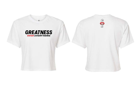 Women's Cut Off "Greatness Over Everything" Tee